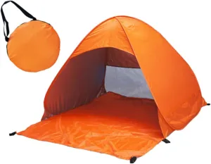 YARNOW Instant Tent for Beach Portable Automatic Folding Tent Beach Sunshade Canopy Uv Protection