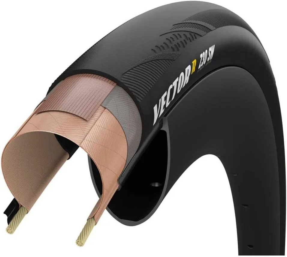 Zipp, Goodyear VectorR NSW, Road Tire, 700x30C, Folding, Tubeless Ready, Dynamic:UHP, R:Shield, Black